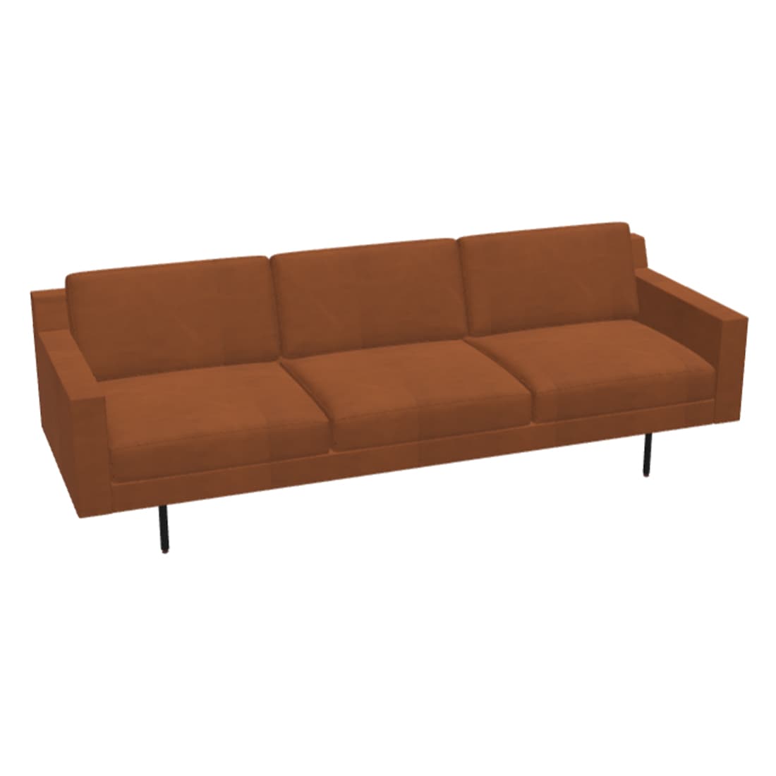 Rowan Leather 3-Seat Sofa