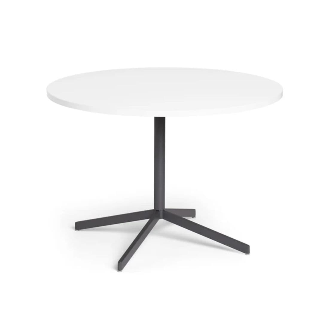 Touchpoint Table, 42 Diameter, Charcoal+White LPL