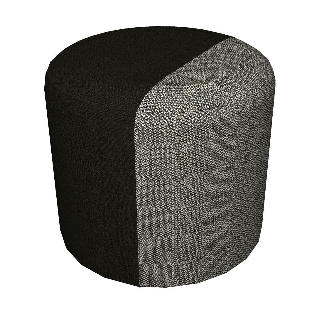 Two Thirds 18" Round Pouf