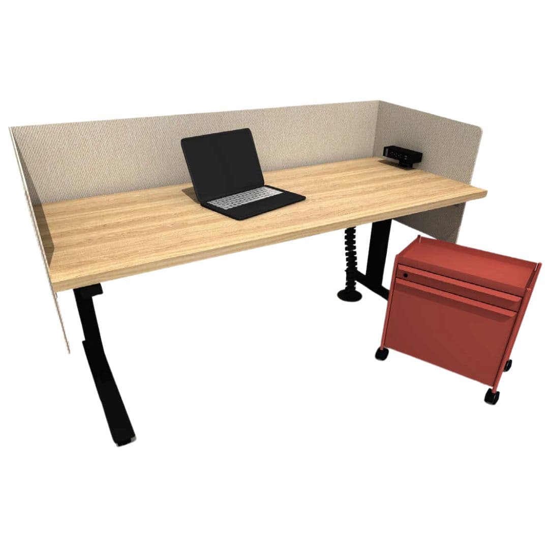 70x29 Dividends Height Adjustable w/ Screen Divider
