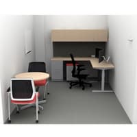 6x6 Private Office + Collaboration Table