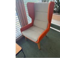 NAUGHTONE HI-BACK ARMCHAIR