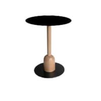 Typha Cast Iron Table Base with Custom Top Indoor