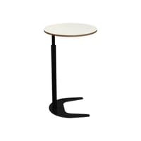Used Plex Adjustable Work Personal Table, White and Black