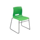 Casper Used Stack Chair, Green