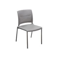 KI Strive Used Stack Chair, Light Gray