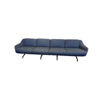 Herman Miller Striad Used 4 Seater Lounge Sofa, Blue