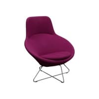 Allermuir Conic Used High Back Guest Chair, Magenta