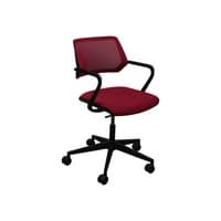 QiVi Used Mesh Conference Chair, Red