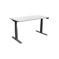 Adjustable Height Used 29×58 Electric Sit Stand Desk, White