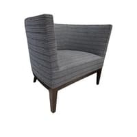 HBF Charlotte Lounge Chair (Navy Multi Stripe Pattern)