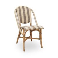 Sofie Chair AluRattan Stripe