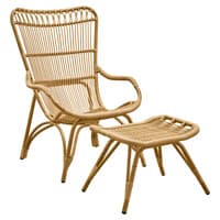 Monet Chair Exterior w/Footstool