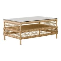 Hazel Coffee Table w/ Glass Top