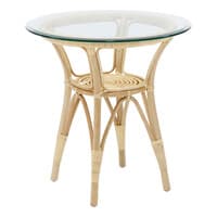 Tony Side Table w/Glass Top