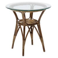 Tony Side Table w/Glass Top