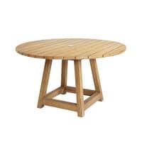 George Teak Round Dining Table 47.3"