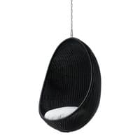 Nanna Ditzel Hanging Egg Chair Exterior w/Cushion - Chain and Stand