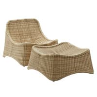 Nanna Ditzel Chill Outdoor Chair and Stool