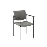 Evolve Chair Armless, Casters, Upholstered Back