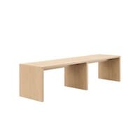 Loci 42" x 168" Communal Waterfall Bar Table