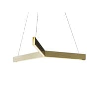 Tri Pendant Brass