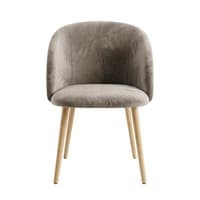 Velvet Upholstered Dining Chair