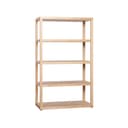 Wooden 4-Shelf Bookcase