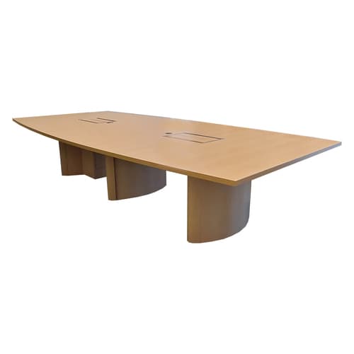 12' Boat-Shaped Conference Table