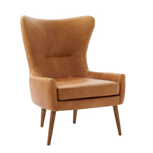 Erik Leather Wing Chair