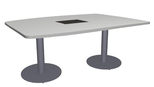 6’ Half Boat Shape Media Table