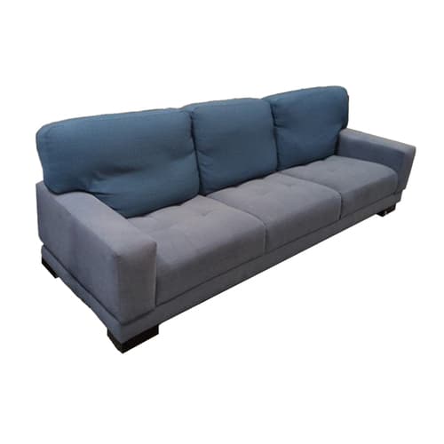 Blue Patterned Sofa