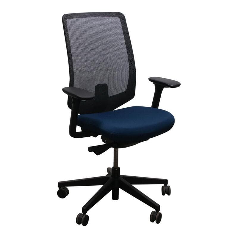 Herman Miller Verus Mesh Back Task Chair, Blue Seat