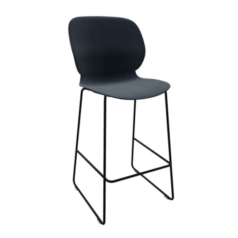 Maari Bar Stool With Sled Base
