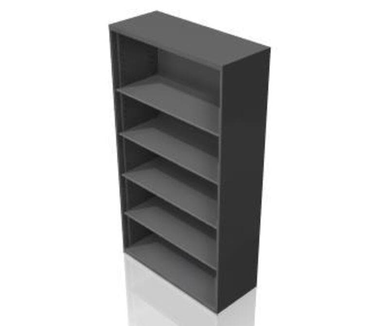 Bookcase - Open, 4 Adj Shelves 14D x 36W x 72 1/2H