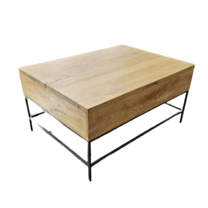 Wood Lift Top Storage Coffee Table