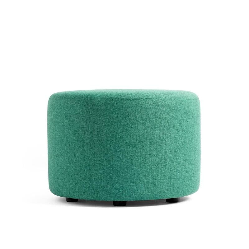 Block Party Round Ottoman, 24"D, Grass