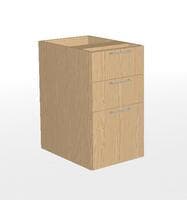 Vision 22 7/8d x 15 5/8w x 28h Modular Box/Box/File Pedestal