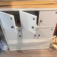 Bisley, 4 locker 1 drawer storage