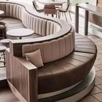 Existing banquette seating