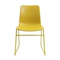 NaughtOne Polly Sled Base Stack Chair (Yellow)
