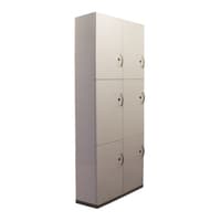 Laminate Lockers [6] Doors, locking