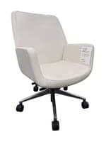 Steelcase Bindu Executive Chair (White/Chrome)