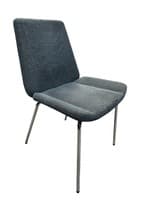 Keilhauer Cahoots Armless Side Chair (Blue/Chrome)