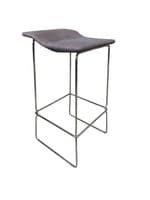 Steelcase Last Minute High Stool (Purple/Chrome)