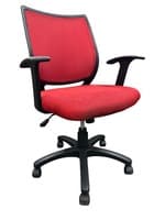 Wise Mesh Back Task Chair (Red/Black)