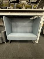 Hightower Monolite High Back Sectional (Grey/Chrome)