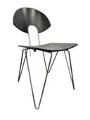 Kusch & Co Mikado 1800 Stackable Side Chairs by Walter Leeman, Rounded Back