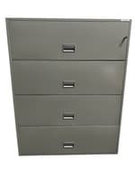 Schwab 4H 43"W Fire-resistant Lateral File (Gray)
