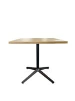 Knoll Dividends 30" Squared Table (White/Black)